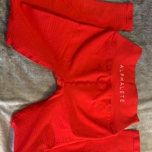 Alphalete Red Leggings